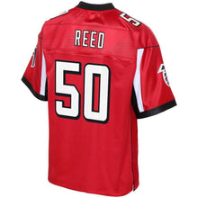 Load image into Gallery viewer, Youth Atlanta Falcons Brooks Reed NFL Pro Line Red Team Color Player Jersey