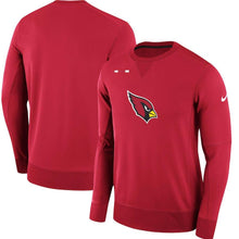 Load image into Gallery viewer, Men's Arizona Cardinals Nike Cardinal Sideline Team Logo Performance Sweatshirt
