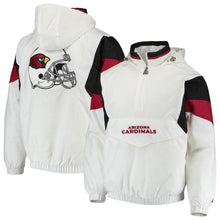 Load image into Gallery viewer, Men's Arizona Cardinals Starter White Thursday Night Lights Breakaway Jacket