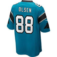 Load image into Gallery viewer, Youth Carolina Panthers Greg Olsen Nike Black Team Color Game Jersey