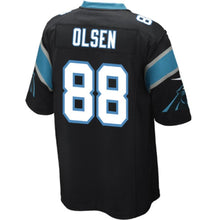 Load image into Gallery viewer, Youth Carolina Panthers Greg Olsen Nike Black Team Color Game Jersey
