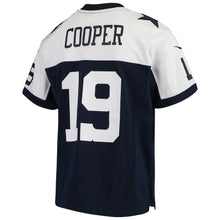 Load image into Gallery viewer, Youth Dallas Cowboys Amari Cooper Nike Navy/White Throwback Game Jersey
