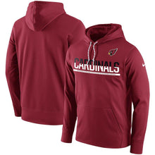 Load image into Gallery viewer, Men's Arizona Cardinals Nike Cardinal Sideline Circuit Pullover Performance Hoodie