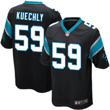 Load image into Gallery viewer, Youth Carolina Panthers Luke Kuechly Nike Black Team Color Game Jersey