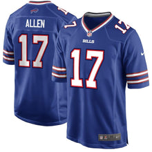 Load image into Gallery viewer, Youth Buffalo Bills Josh Allen Nike Royal Game Jersey