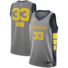 Load image into Gallery viewer, Marc Gasol Memphis Grizzlies Gray Swingman City Edition Jersey 2018 - 2019