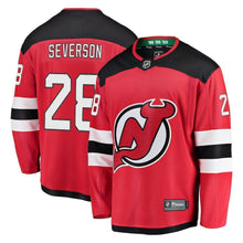 Load image into Gallery viewer, Damon Severson New Jersey Devils Player Swingman Jersey