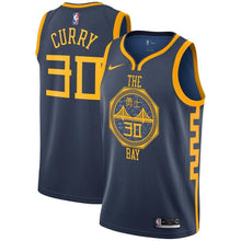 Load image into Gallery viewer, Stephen Curry Golden State Warriors Navy Swingman City Edition Jersey 2018 - 2019