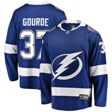Load image into Gallery viewer, Yanni Gourde Tampa Bay Lightnings Player Swingman Jersey
