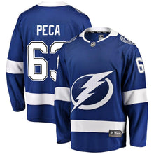 Load image into Gallery viewer, Matthew Peca Tampa Bay Lightnings Player Swingman Jersey