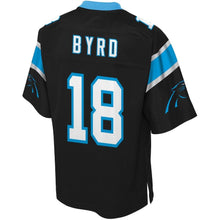 Load image into Gallery viewer, Youth Carolina Panthers Damiere Byrd NFL Pro Line Black Player Jersey