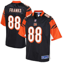 Load image into Gallery viewer, Youth Cincinnati Bengals Jordan Franks NFL Pro Line Black Player Jersey