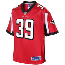 Load image into Gallery viewer, Youth Atlanta Falcons Deante Burton NFL Pro Line Red Player Jersey