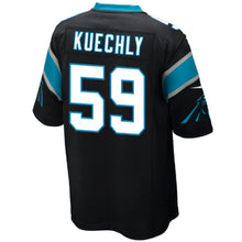Load image into Gallery viewer, Youth Carolina Panthers Luke Kuechly Nike Black Team Color Game Jersey