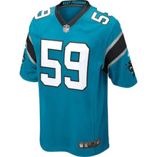 Load image into Gallery viewer, Youth Carolina Panthers Luke Kuechly Nike Black Team Color Game Jersey