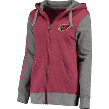 Load image into Gallery viewer, Women's Arizona Cardinals NFL Pro Line by Fanatics Branded Black Victory Script Pullover Hoodie