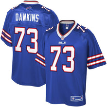 Load image into Gallery viewer, Youth Buffalo Bills Dion Dawkins NFL Pro Line Royal Player Jersey