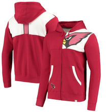 Load image into Gallery viewer, Men's Arizona Cardinals NFL Pro Line by Fanatics Branded Cardinal/White Iconic Pullover Hoodie