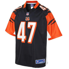 Load image into Gallery viewer, Youth Cincinnati Bengals Chris Worley NFL Pro Line Black Player Jersey