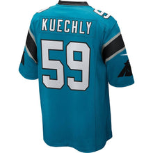 Load image into Gallery viewer, Youth Carolina Panthers Luke Kuechly Nike Black Team Color Game Jersey
