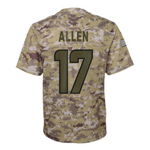 Load image into Gallery viewer, Youth Buffalo Bills Josh Allen Nike Camo Salute to Service Game Jersey