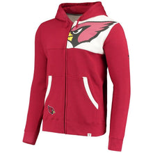 Load image into Gallery viewer, Men's Arizona Cardinals NFL Pro Line by Fanatics Branded Cardinal/White Iconic Pullover Hoodie