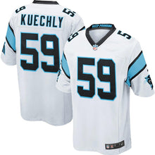 Load image into Gallery viewer, Youth Carolina Panthers Luke Kuechly Nike Black Team Color Game Jersey
