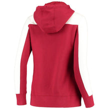Load image into Gallery viewer, Women's Arizona Cardinals NFL Pro Line by Fanatics Branded Cardinal/White Iconic Fleece Pullover Hoodie