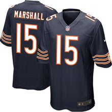 Load image into Gallery viewer, Youth Chicago Bears Brandon Marshall Nike Navy Blue Team Color Game Jersey