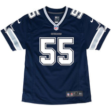 Load image into Gallery viewer, Youth Dallas Cowboys Leighton Vander Esch Nike Navy Game Jersey