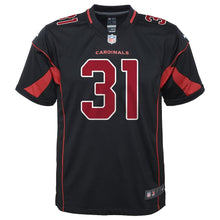 Load image into Gallery viewer, Youth Arizona Cardinals David Johnson Nike Black Color Rush Game Jersey