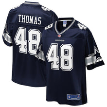 Load image into Gallery viewer, Youth Dallas Cowboys Joe Thomas NFL Pro Line Navy Player Jersey
