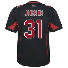 Load image into Gallery viewer, Youth Arizona Cardinals David Johnson Nike Black Color Rush Game Jersey