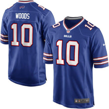 Load image into Gallery viewer, Youth Buffalo Bills Robert Woods Nike Royal Blue Team Color Game Jersey
