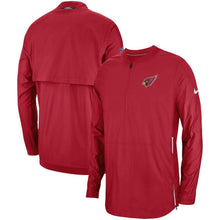 Load image into Gallery viewer, Men's Arizona Cardinals Nike Cardinal Sideline Lockdown Quarter-Zip Jacket