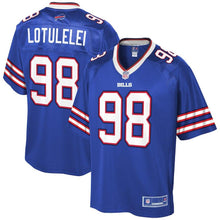 Load image into Gallery viewer, Youth Buffalo Bills Star Lotulelei NFL Pro Line Royal Player Jersey