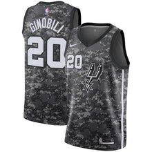 Load image into Gallery viewer, Manu Ginobili San Antonio Spurs Black Swingman City Edition Jersey 2018 - 2019