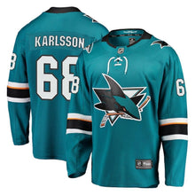 Load image into Gallery viewer, Melker Karlsson San Jose Sharks Player Swingman Jersey