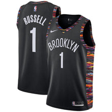 Load image into Gallery viewer, D'Angelo Russell Brooklyn Nets Black Swingman City Edition Jersey 2018 - 2019