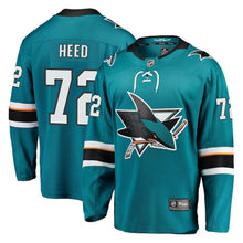 Load image into Gallery viewer, Tim Heed San Jose Sharks Player Swingman Jersey
