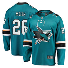 Load image into Gallery viewer, Timo Meier San Jose Sharks Player Swingman Jersey