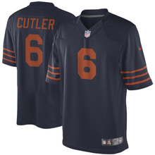 Load image into Gallery viewer, Nike Jay Cutler Chicago Bears Youth Throwback Game Jersey - Navy Blue