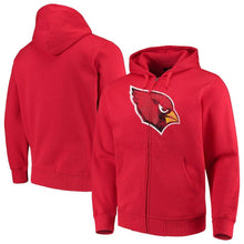 Load image into Gallery viewer, Men's Arizona Cardinals G-III Sports by Carl Banks Cardinal Primary Logo Full-Zip Hoodie
