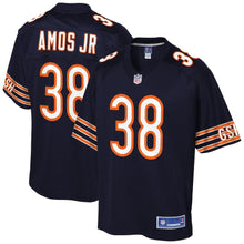 Load image into Gallery viewer, Youth Chicago Bears Adrian Amos NFL Pro Line Navy Player Jersey