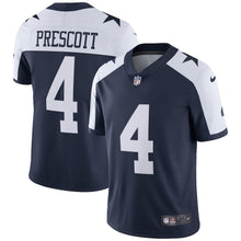 Load image into Gallery viewer, Youth Dallas Cowboys Dak Prescott Nike Navy Alternate Vapor Untouchable Limited Player Jersey