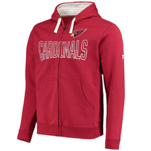 Load image into Gallery viewer, Men's Arizona Cardinals NFL Pro Line by Fanatics Branded Cardinal Iconic Fleece Full-Zip Hoodie
