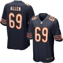 Load image into Gallery viewer, Youth Chicago Bears Jared Allen Nike Navy Blue Team Color Game Jersey