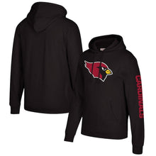 Load image into Gallery viewer, Men's Arizona Cardinals Mitchell &amp; Ness Black Classic Team Pullover Hoodie