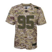 Load image into Gallery viewer, Youth Buffalo Bills Kyle Williams Nike Camo Salute to Service Game Jersey