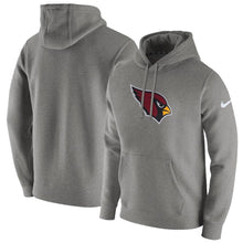 Load image into Gallery viewer, Men's Arizona Cardinals Nike Heathered Gray Club Fleece Pullover Hoodie